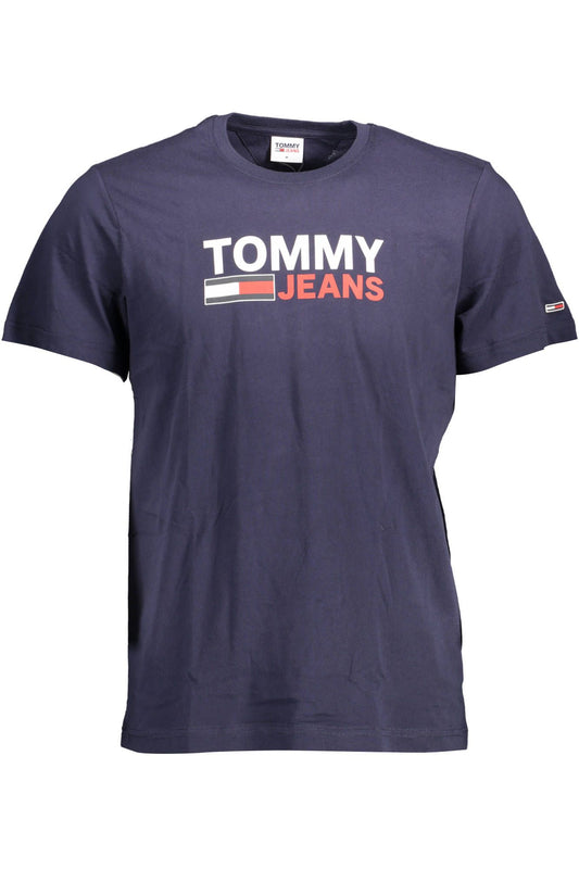 Organic Cotton Logo Tee in Blue