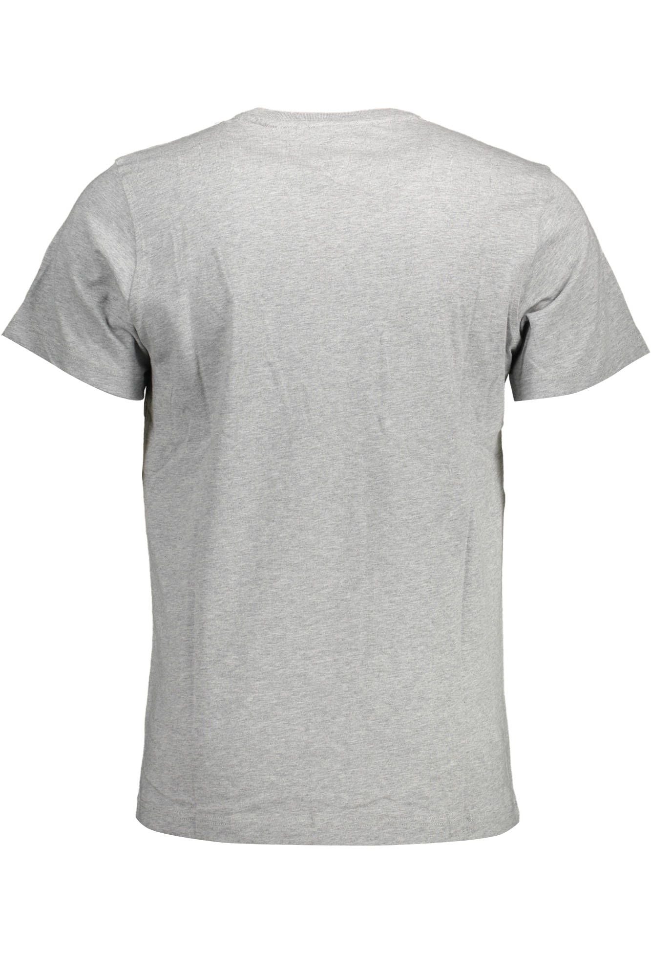 Chic Gray V-Neck Organic Tee
