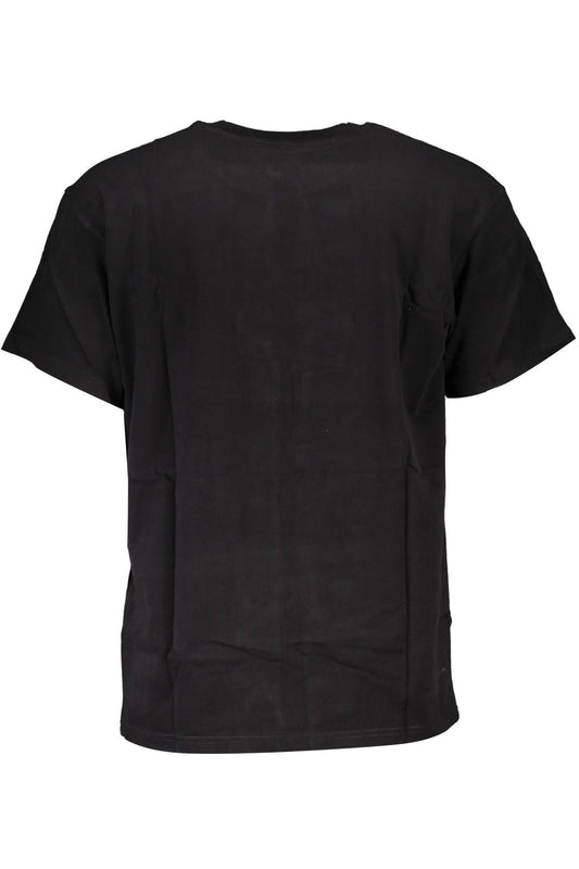 Sleek Black Logo Tee with Classic Charm