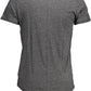 Chic V-Neck Logo Tee - Timeless Black