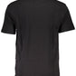 Sleek Cotton Logo Tee with Print Detail