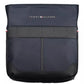 Chic Blue Shoulder Bag with Contrasting Accents