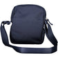 Chic Blue Contrasting Strap Shoulder Bag