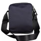 Sleek Blue Dual Compartment Shoulder Bag