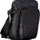 Sleek Blue Dual Compartment Shoulder Bag