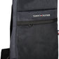 Elegant Blue Shoulder Bag with Contrast Details