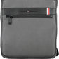 Elegant Gray Shoulder Bag with Contrasting Details
