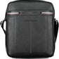 Sleek Black Contrast Detail Shoulder Bag