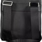 Chic Black Shoulder Bag with Contrasting Details