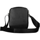 Elegant Black Shoulder Bag with Contrast Details