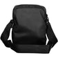 Elegant Black Shoulder Bag with Contrasting Details