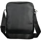 Chic Black Polyurethane Shoulder Bag for Men