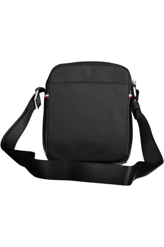 Eco-Friendly Black Shoulder Bag with Sleek Design