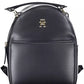 Chic Blue Contrast Detail Backpack with Logo
