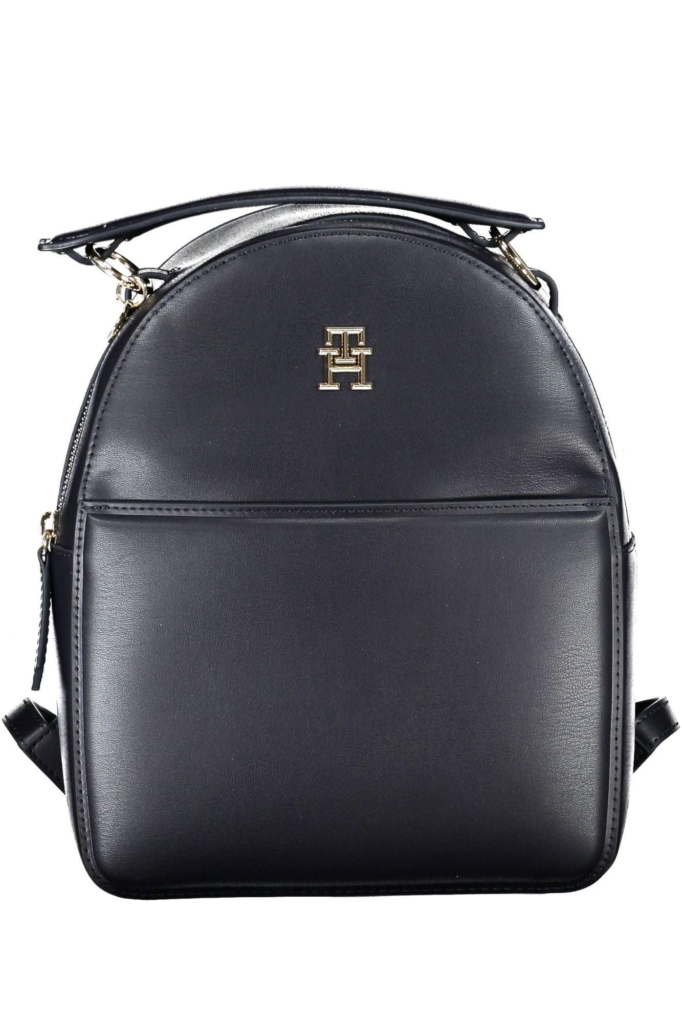 Chic Blue Contrasting Detail Backpack