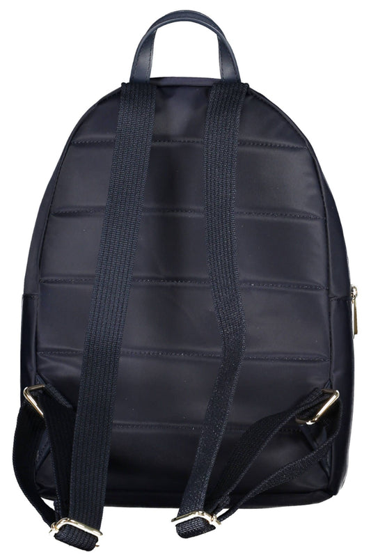 Chic Blue Recycled Nylon Backpack