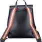 Chic Blue Backpack with Contrasting Accents