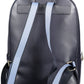 Chic Blue Backpack with Contrasting Details