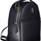 Chic Blue Contrast Detail Backpack with Logo