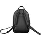 Elegant Black Backpack with Sleek Logo Detail