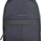 Chic Contrast Detail Blue Backpack