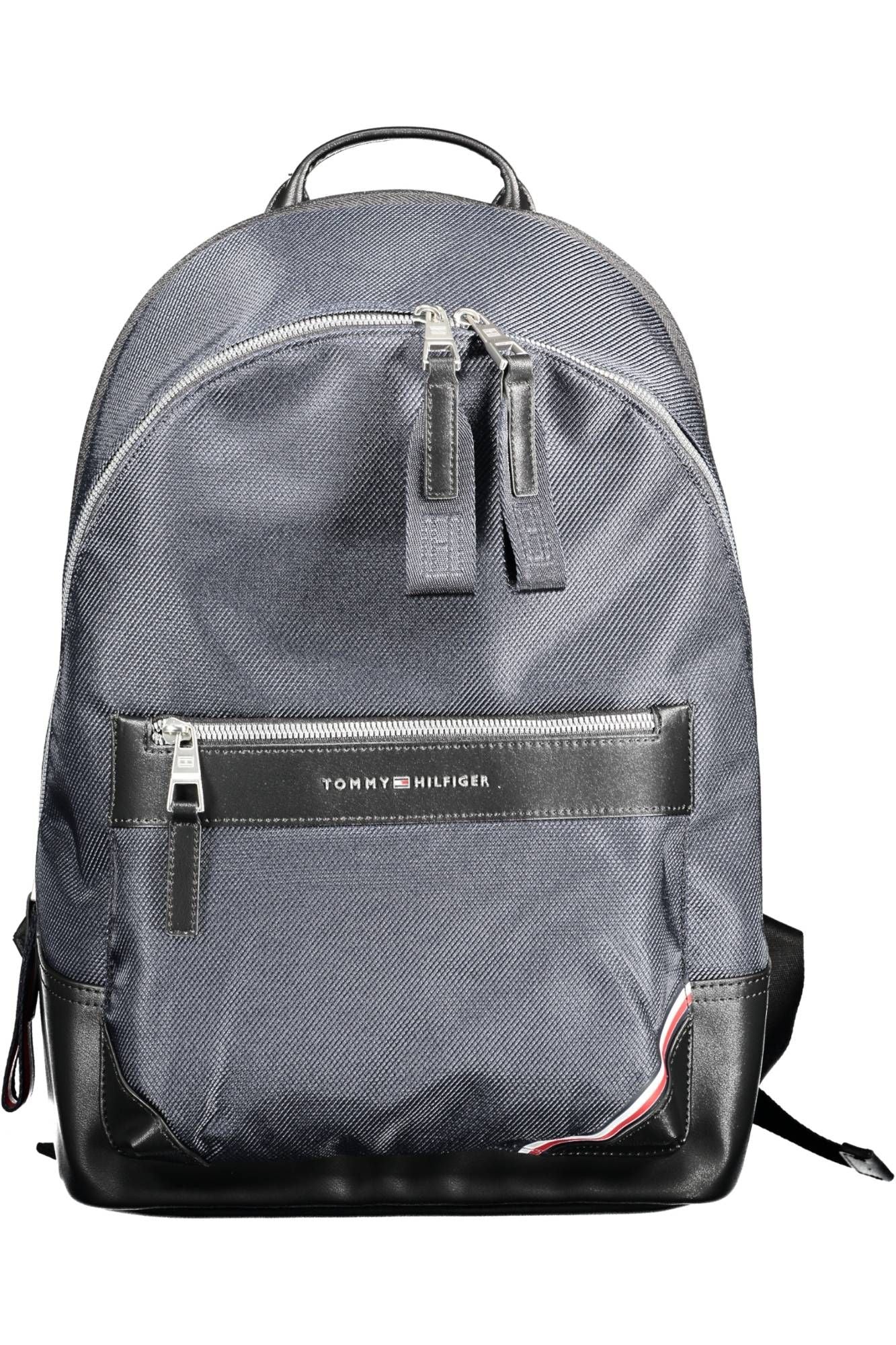 Eco-Conscious Blue Backpack with Sleek Design