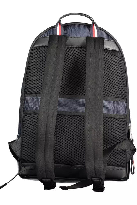 Eco-Conscious Blue Backpack with Laptop Pocket