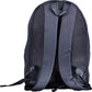 Sleek Urban Blue Backpack with Logo Detail