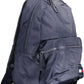 Sleek Blue Urban Backpack with Logo Detail