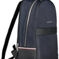Chic Contrast Detail Blue Backpack