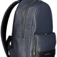 Chic Urban Blue Backpack with Laptop Compartment