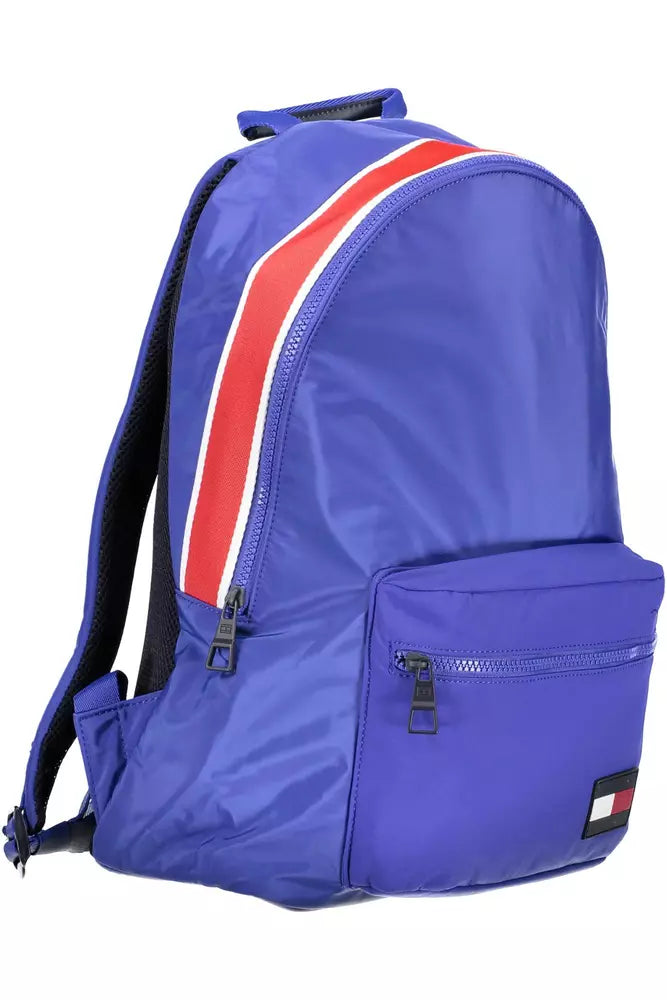 Sleek Blue Urban Backpack with Ample Storage