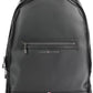 Sleek Black Contrasting Detail Backpack