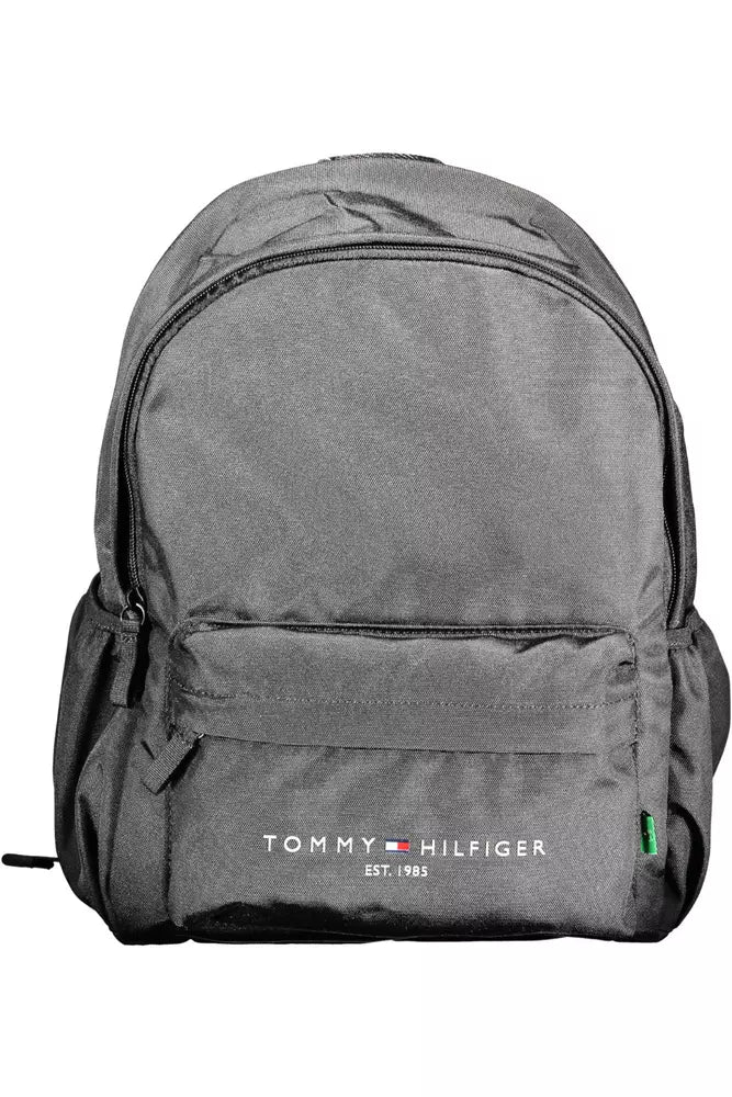 Eco-Conscious Chic Black Backpack