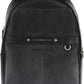 Elegant Black Laptop Backpack with Logo Detail