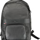 Sleek Black Recycled Polyester Backpack