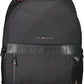 Sleek Black Nylon Everyday Backpack