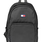 Elegant Urban Black Backpack with Contrasting Details