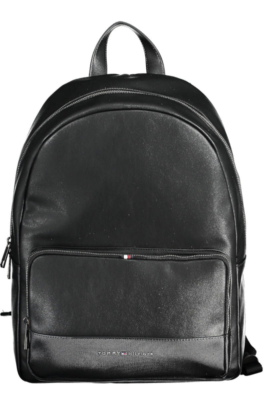 Sophisticated Urban Black Backpack with Laptop Compartment