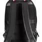 Sleek Urban Black Backpack with Contrasting Details