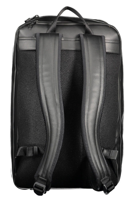 Sleek Black Eco-Friendly Backpack