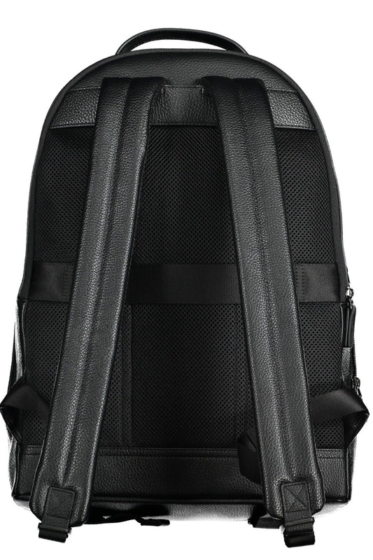 Elegant Urban Backpack with Contrasting Details