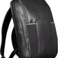 Sleek Urban Black Backpack with Contrast Details