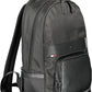 Sleek Black Recycled Polyester Backpack