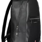 Sleek Black Contrasting Detail Backpack