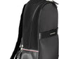 Sleek Urban Black Backpack with Contrasting Details