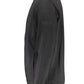 Classic Black Zippered Sweatshirt with Embroidery