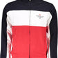 Crimson High Collar Sweater with Logo Accent