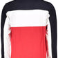 Crimson High Collar Sweater with Logo Accent