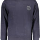Grand Polo Blue Cotton Men's Sweater